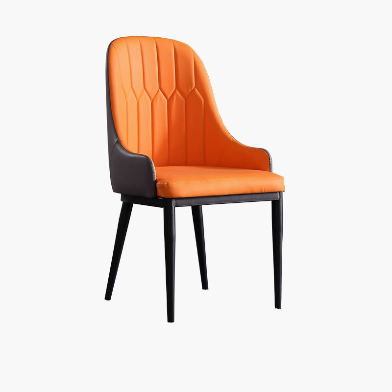 Luz de lujo comedor silla mesa de comedor silla moderna simple ocio respaldo suave bolsa de café silla Hotel negociación silla