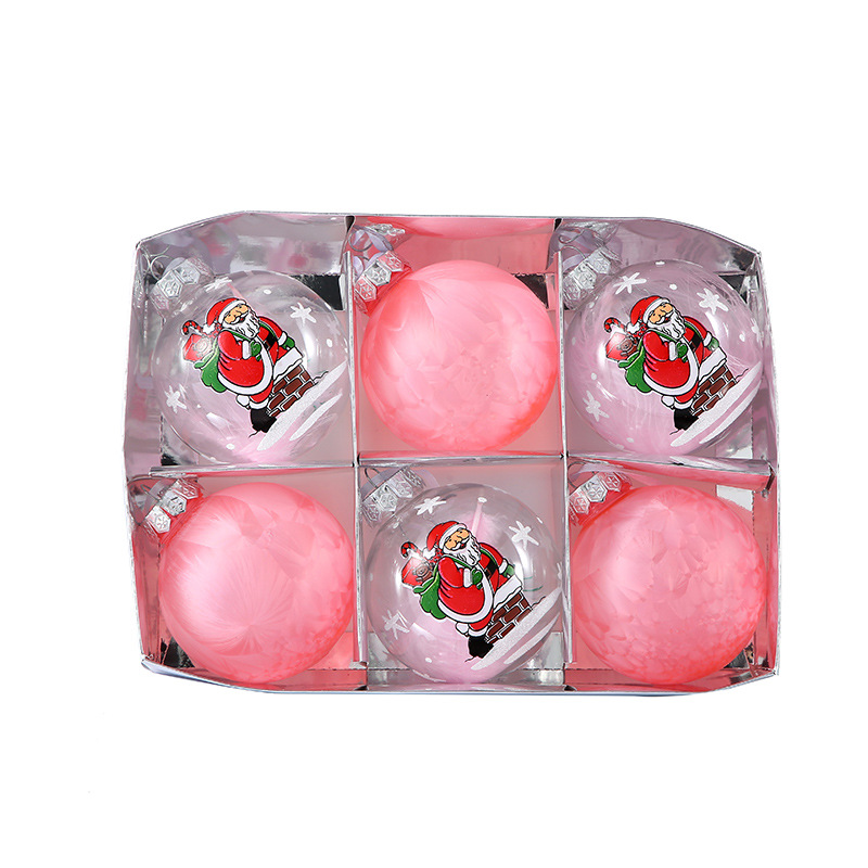 Venta caliente transfronteriza Bola de Navidad al por mayor Decoración de árbol de Navidad Bola de regalo de diseño exquisito