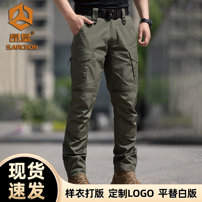 Pantalones Tácticos Angken para Otoño e Invierno, Pantalones de Asalto de Pierna Recta para Entrenamiento al Aire Libre para Hombre, Pantalones Cargo de Estilo Militar Resistentes al Desgaste.