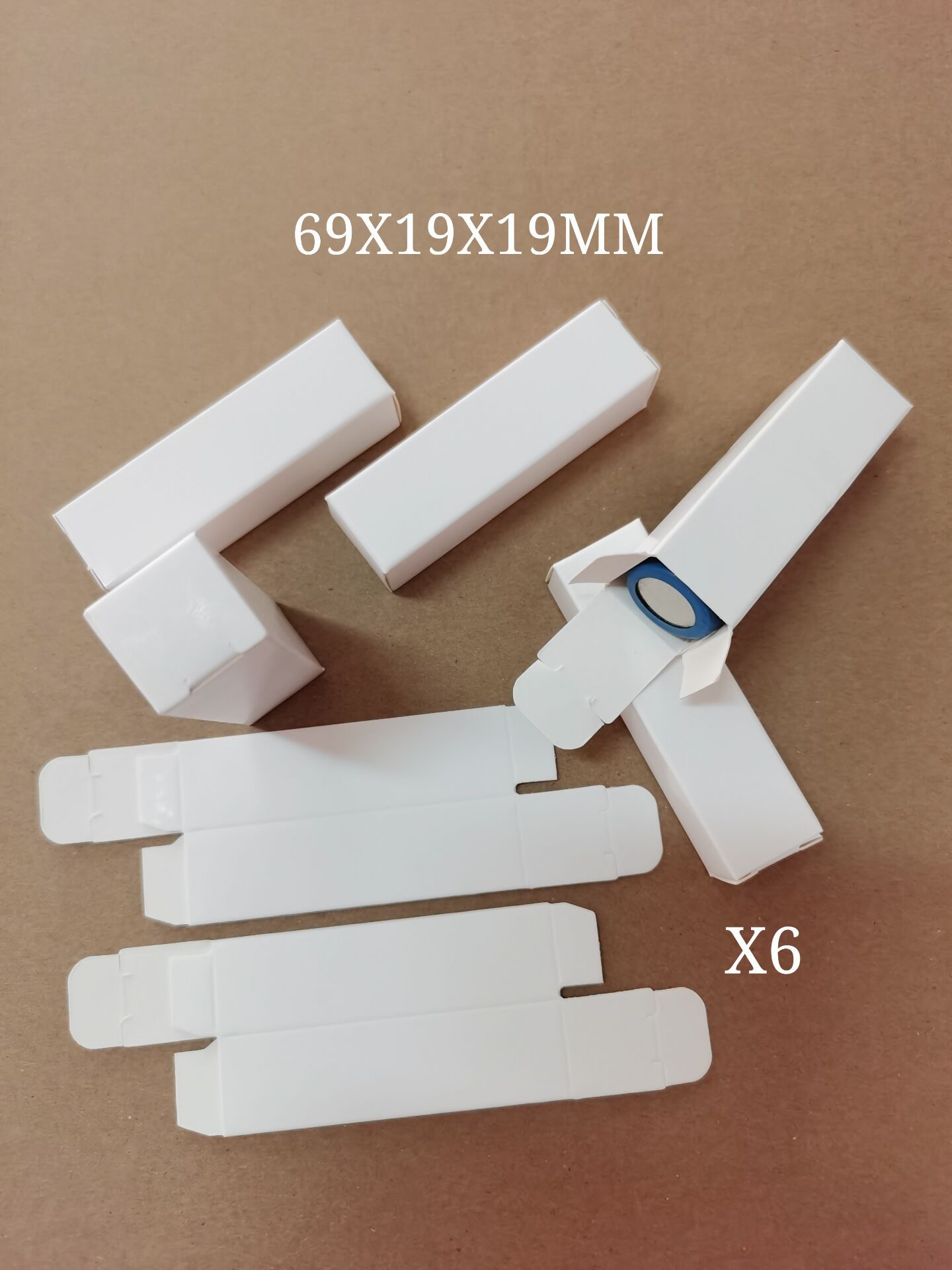 圆形小电池包装盒18650现货电池盒移动电源电池盒纸质电池盒可做