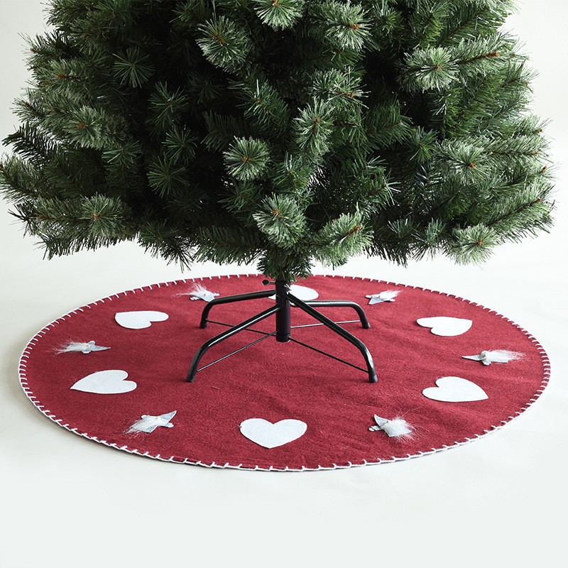 NUCHI Wollfilz Bart Alter Mann - Weihnachtsbaummatte Sockel Dekoration Schürze Rock_voghion.com