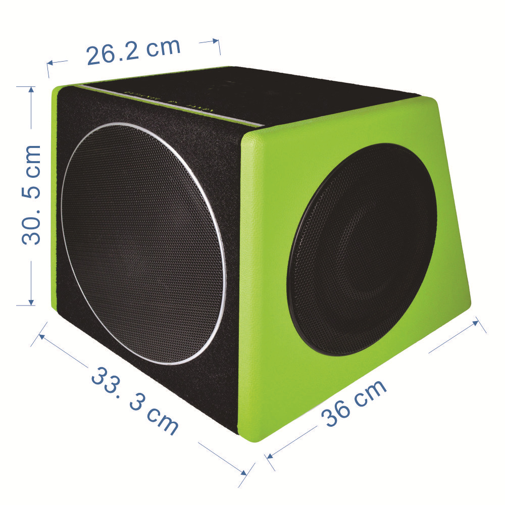 10inch Three-Speaker Subwoofer Active 880W Car 12V Car Cd Control Subwoofer Trunk High Power
