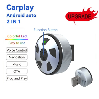 Wireless Android Auto Two-In-One – Simsiz CarPlay və Android Auto