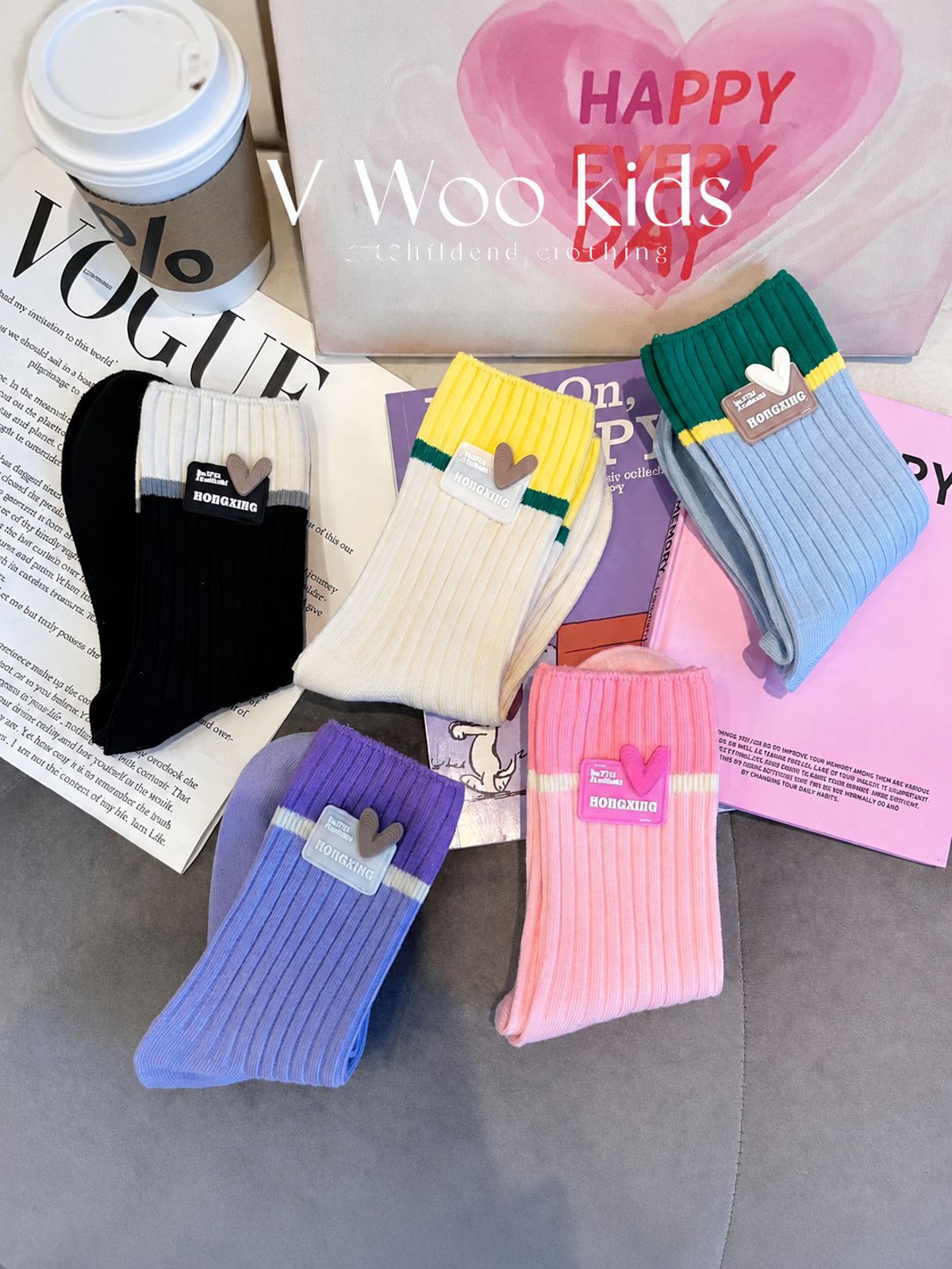 demi-season cute children's breathable socks girl's