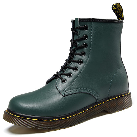 Martin boots men's 2023 spring new fashion casual couples plus size high Martin boots men's shoes a generation of hair