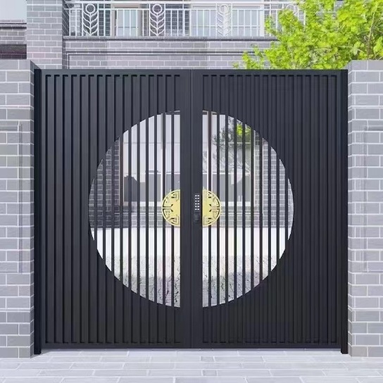 Ворота садовые алюминиевые HaoYang Metal в новом китайском стиле