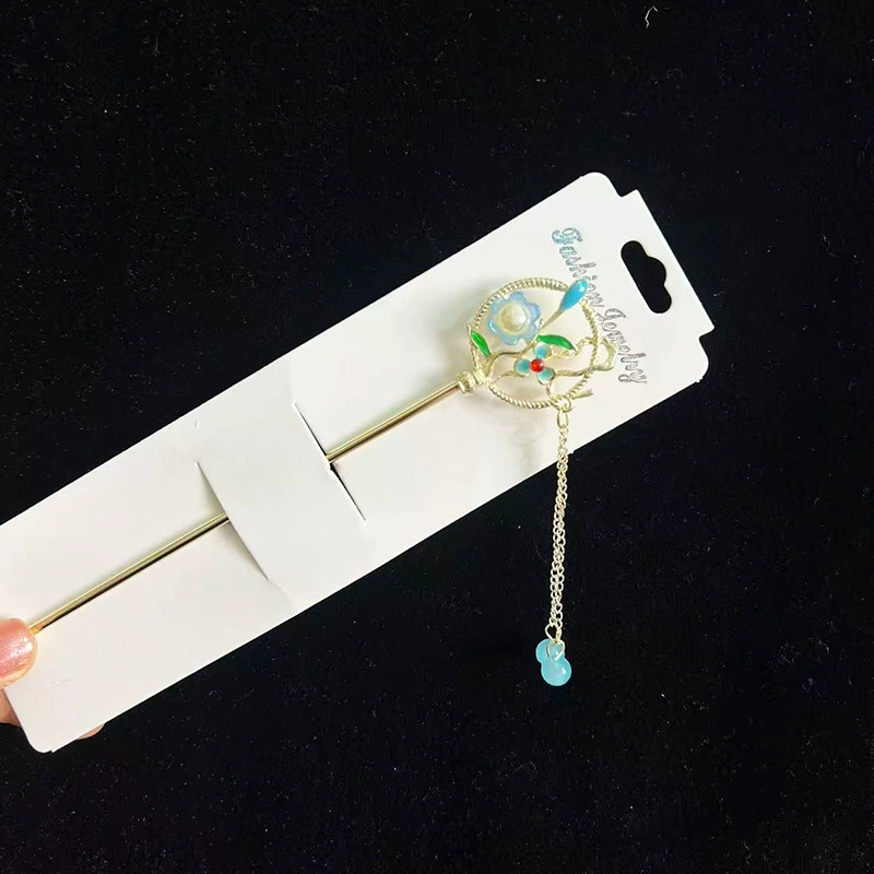 Hairpin Hanfu заколка для волос, орхидея цветочный декоративный аксессуар для волос, простая элегантная китайская стиль
