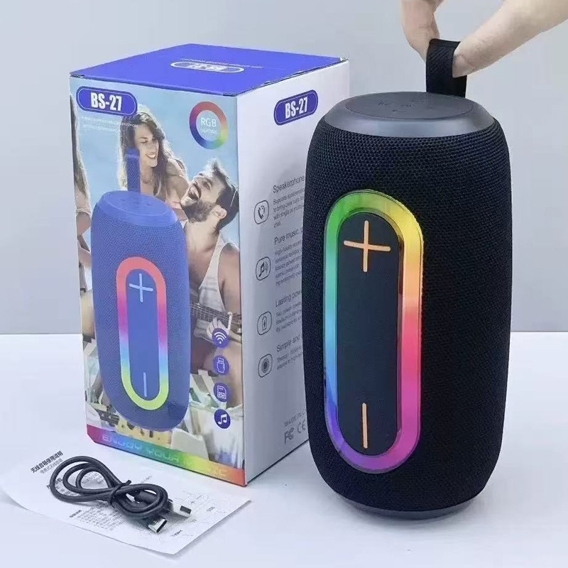 新款蓝牙音箱重低音炮高音质大功率户外家用高颜值氛围灯便携音响|undefined