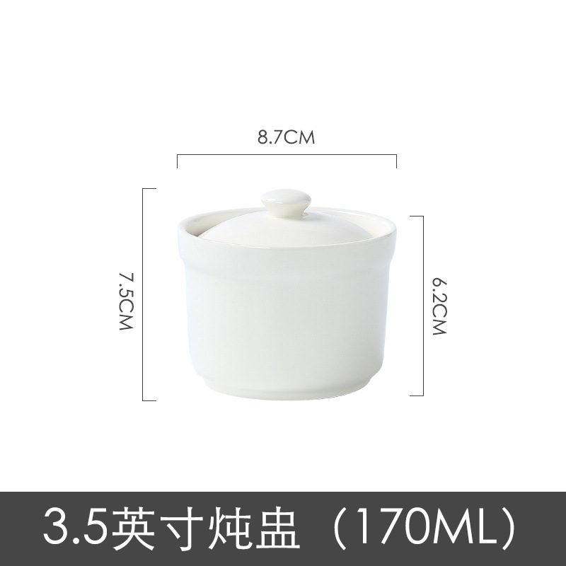 陶磁器のシチューは蓋をして水をあけて家庭の内胆のシチューの缶のミニの蒸し卵の杯のツバメの巣のサプリメントのシチューの杯の1人分を煮込みます。|undefined