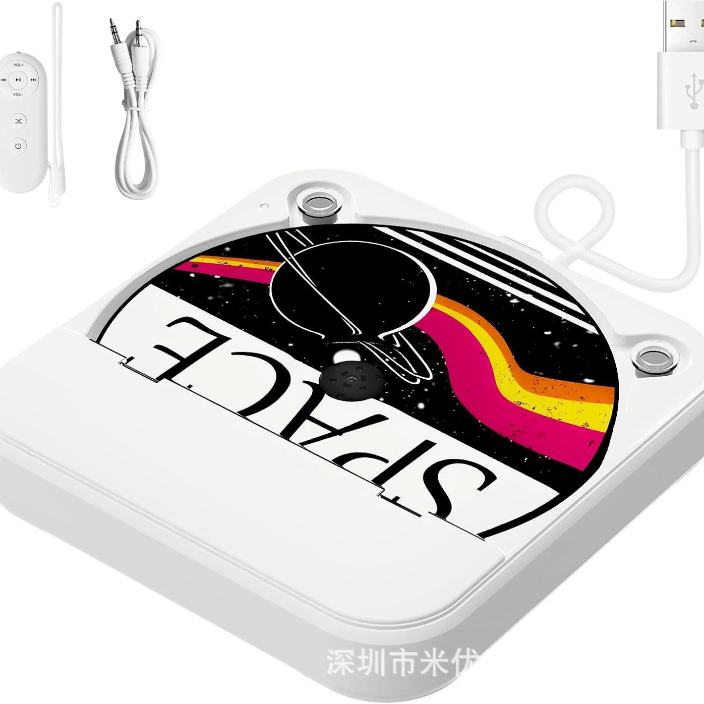 Автомобильный CD-плеер Kechuang, внешний оптический привод для чтения, AUX, портативное USB-соединение без потерь, универсальное воспроизведение