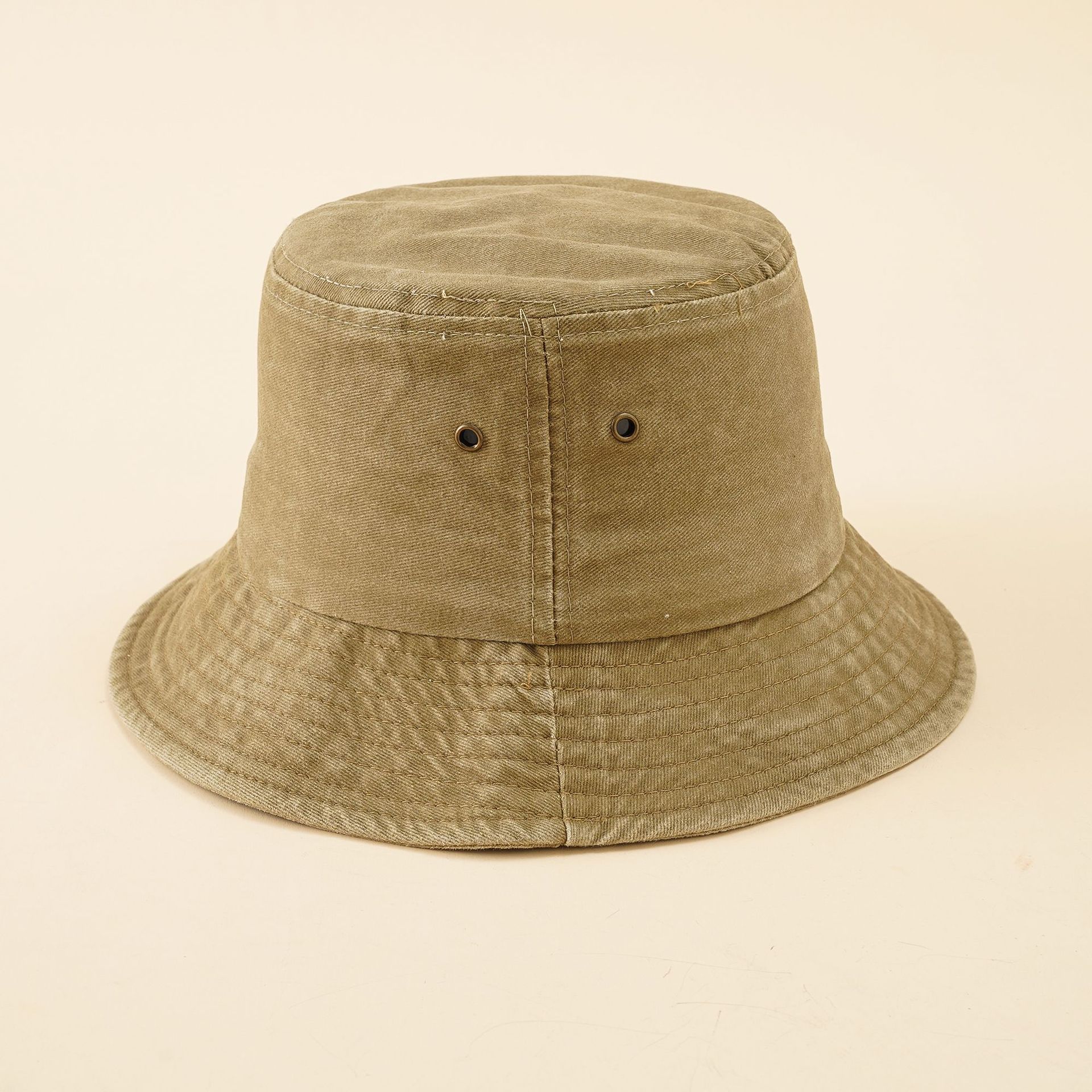 Pescador lavado sombrero hombres y mujeres de cuatro estaciones Hong Kong estilo retro angustiado lavabo sombrero británico transpirable simple sol sombrero