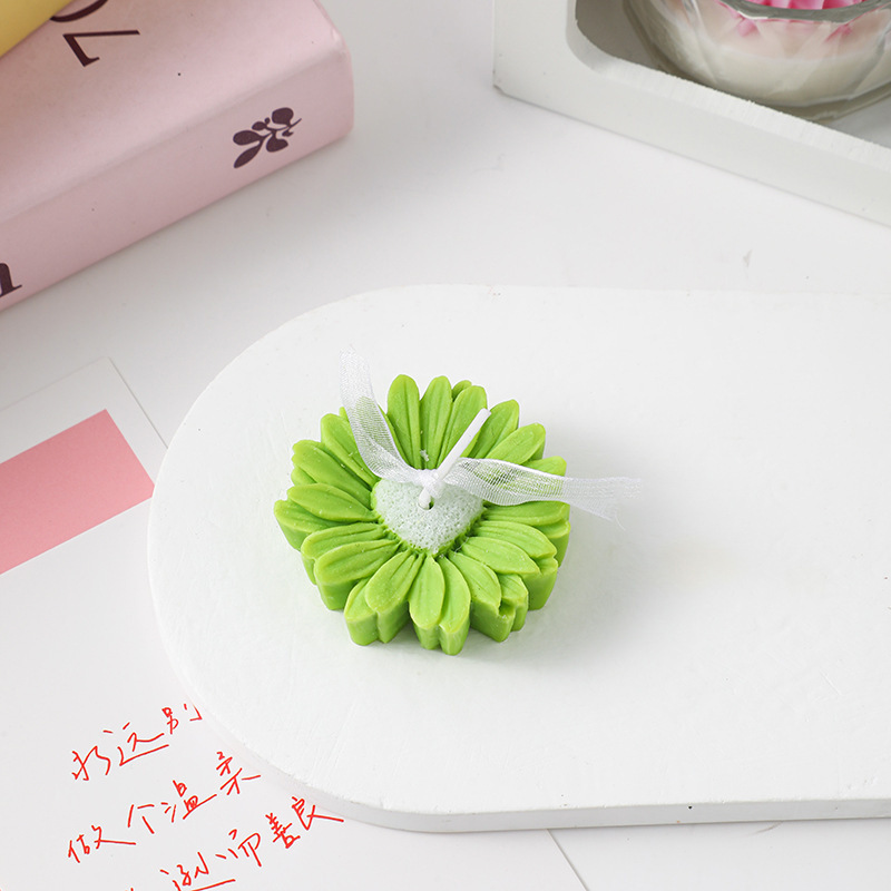 ins小雏菊花朵造型香薰蜡烛diy拍摄道具洋甘菊蜡烛情人节礼品|undefined