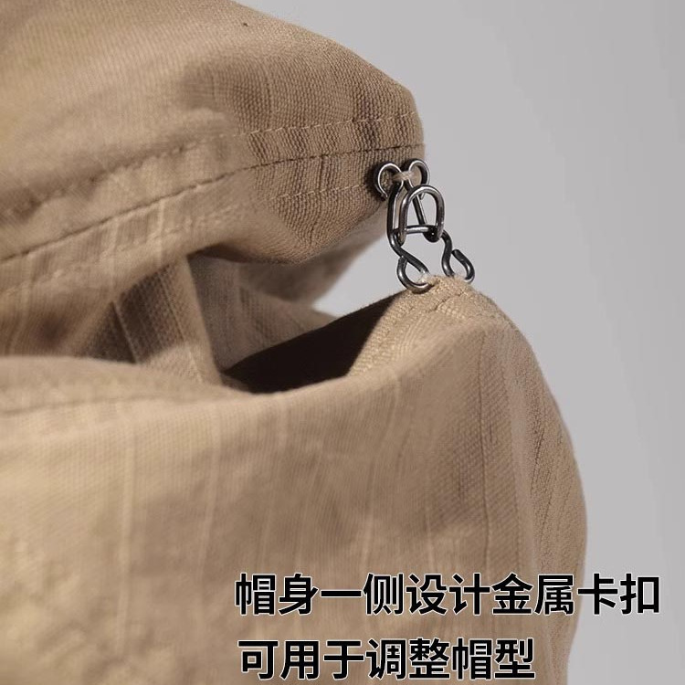 (2개) 면화와 리넨 통기성 뉴스 보이 모자 여성의 봄과 여름 화가의 모자 베레 영국 복고풍 대형 얼굴-작은 구름 모자를 보여주는