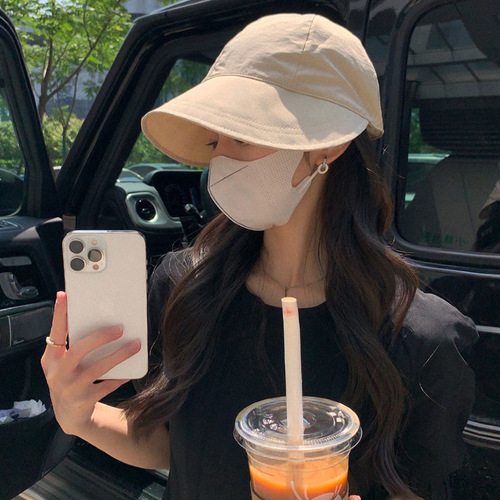 Ins new Japanese-style baseball cap sweet quick-dry duckbill hat outdoor large brim sunshade versatile sun hat wholesale