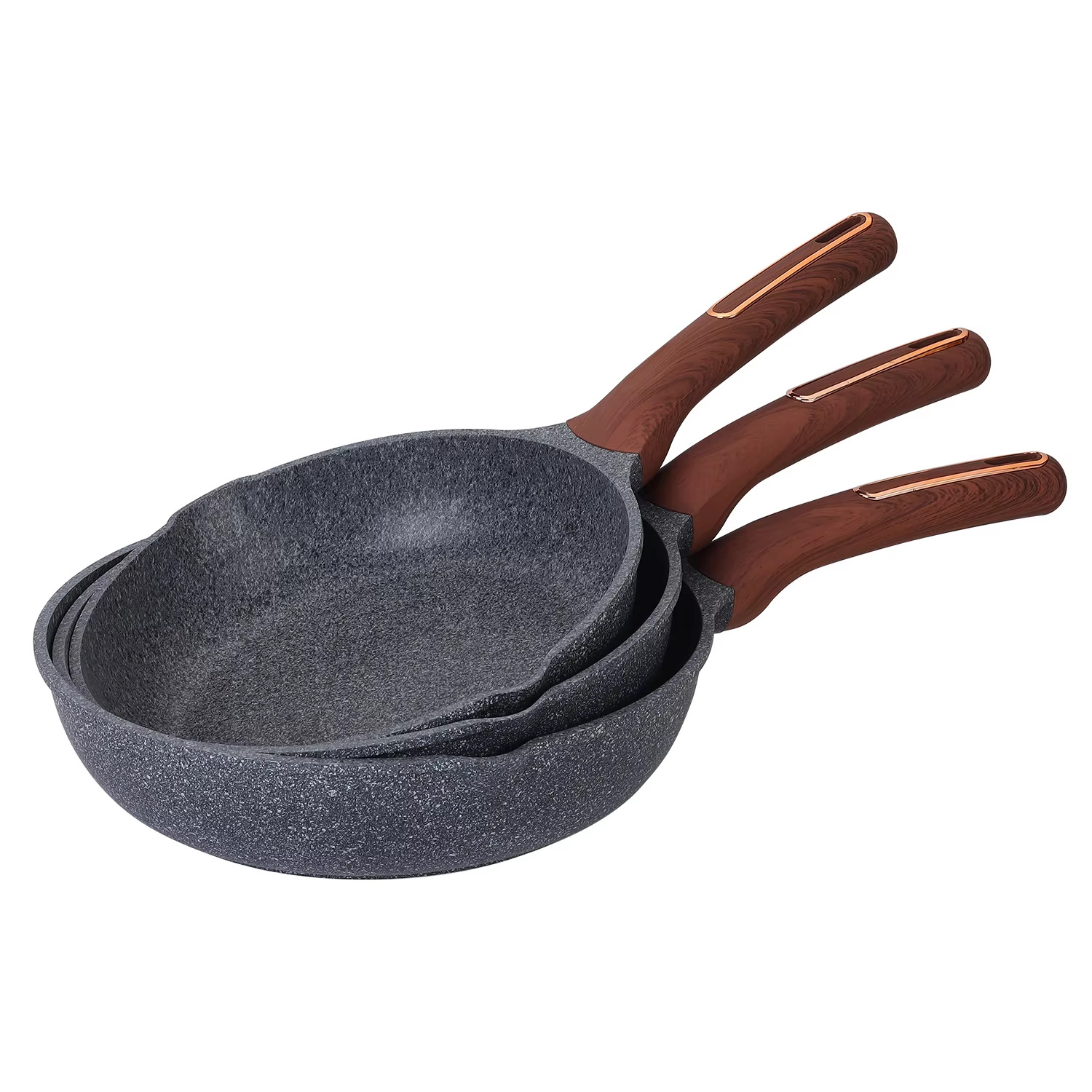 Belle 24cm 26cm 28cm pan de fritura pan antiadherente casero sopa de sopa de carne sopa de sopa de sopa de sopa de sopa