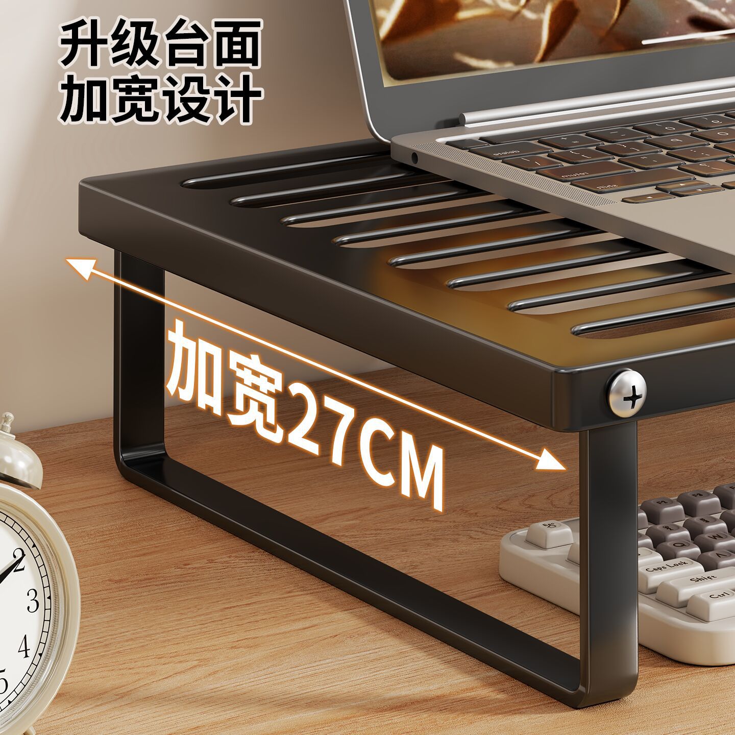 Soporte de Enfriamiento para Laptop, Base Elevada, para Escritorio y Hogar
