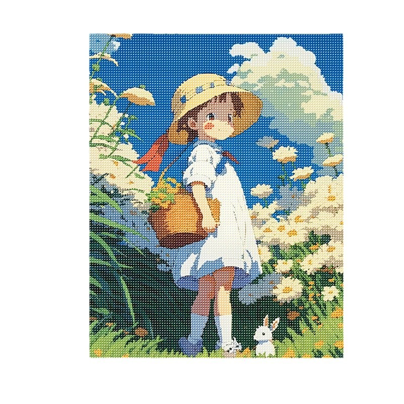 40*50 nueva serie de paisajes de animación transfronteriza pintura de diamantes niños adultos hechos a mano DIY con marco de pintura de diamantes en stock