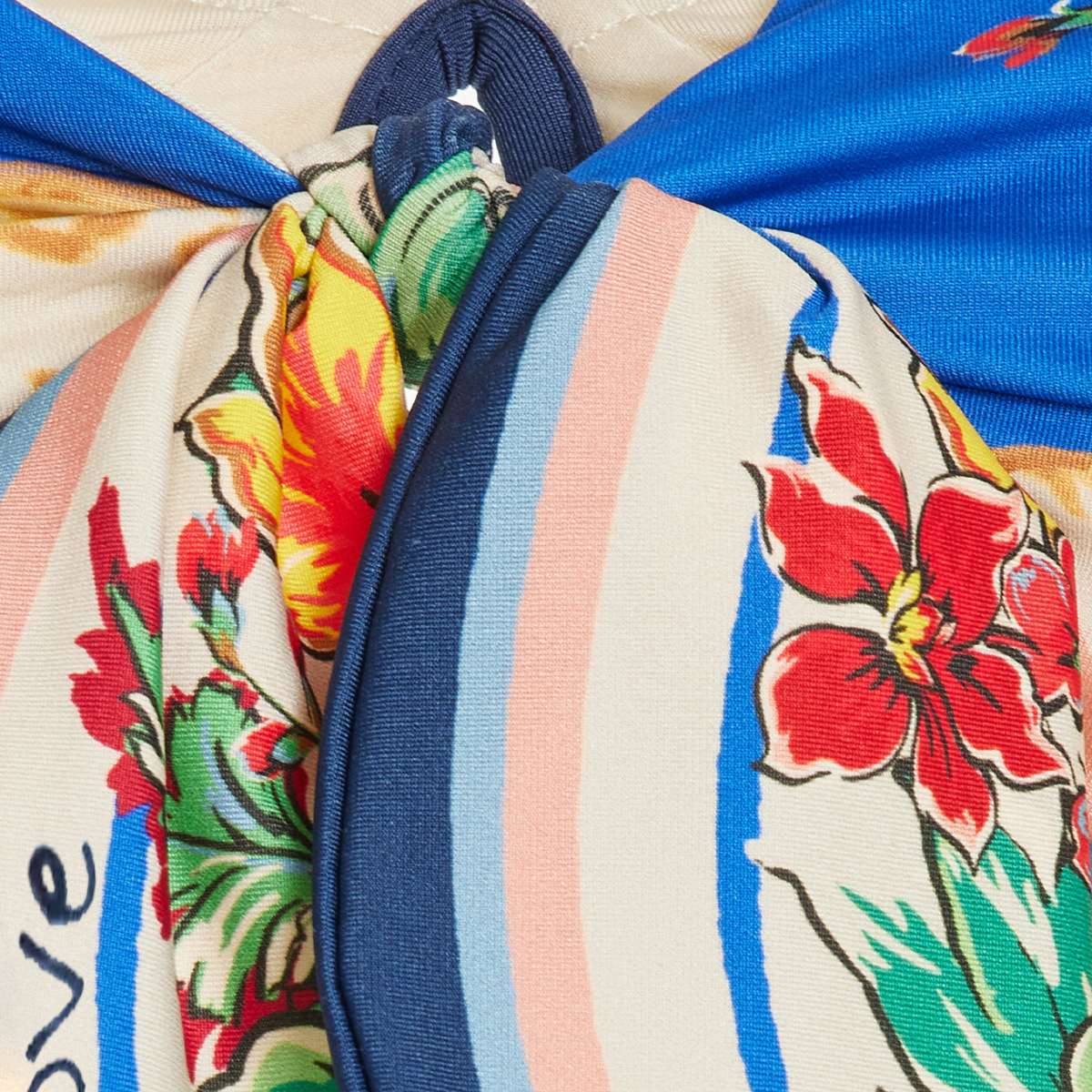 Tube Top Printed Bikini back view