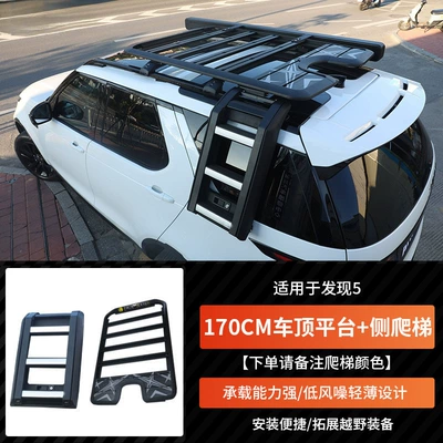 Roof rack: Sport luggage frame, crossbar modification - discovery-5170-roof-luggage-rack-laddernote-color