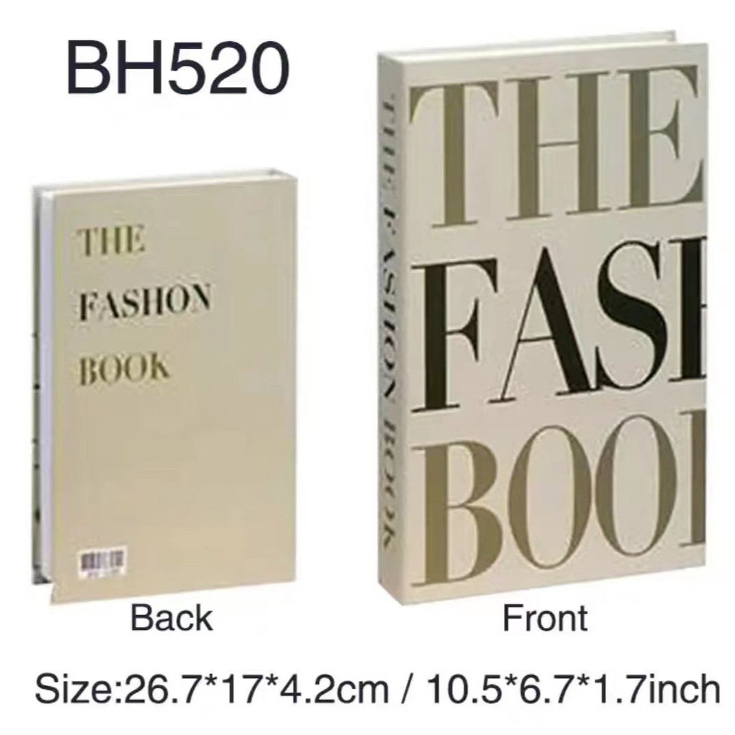 Moderno libro de simulación minimalista estilo cremoso en libros falsos de fotografía libros de props de paquete blando modelo de decoración de la habitación