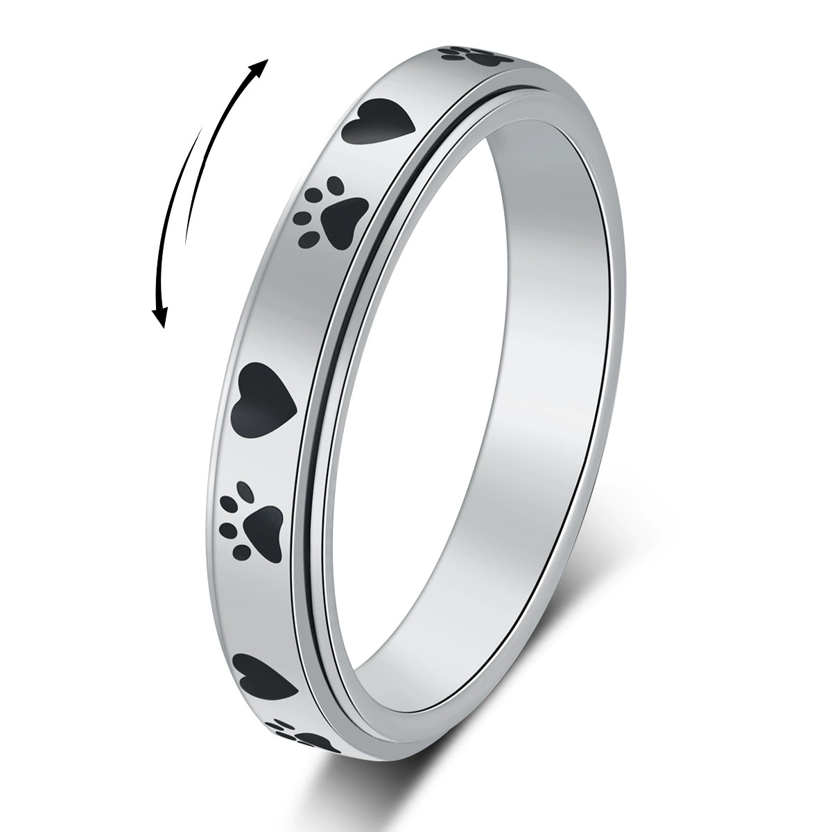 Модное кольцо, аксессуар из нержавеющей стали, AliExpress, Amazon, простой и элегантный дизайн, оптовая продажа