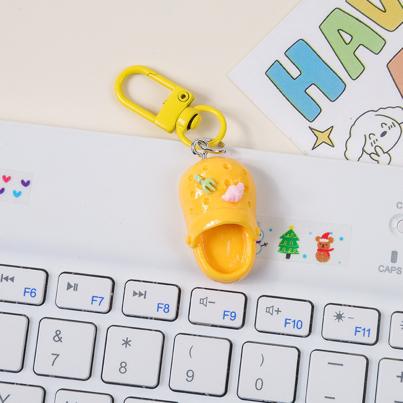 カラフルなバックル I78Móc khoác カラフルな下駄キーホルダーかわいいジュエリーペンダント diy アクセサリー|undefined