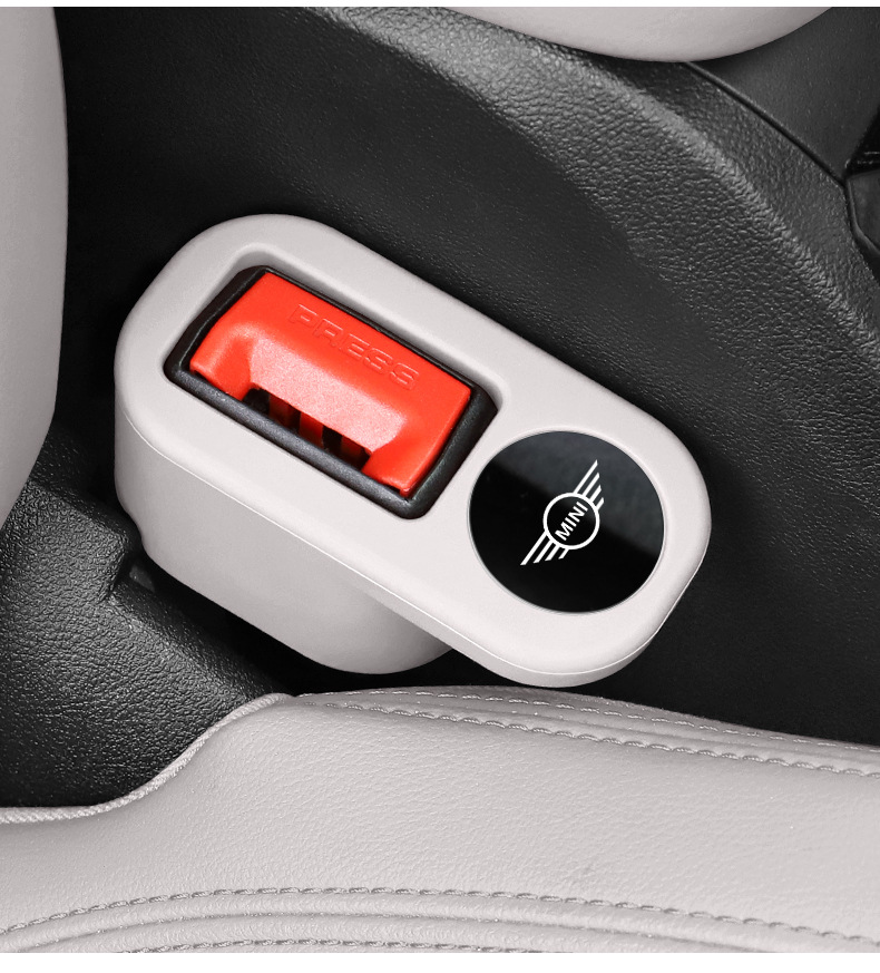 Suitable for mini mini safety belt plug protective sleeve Cooper safety belt plug protective sleeve latch base anti-collision