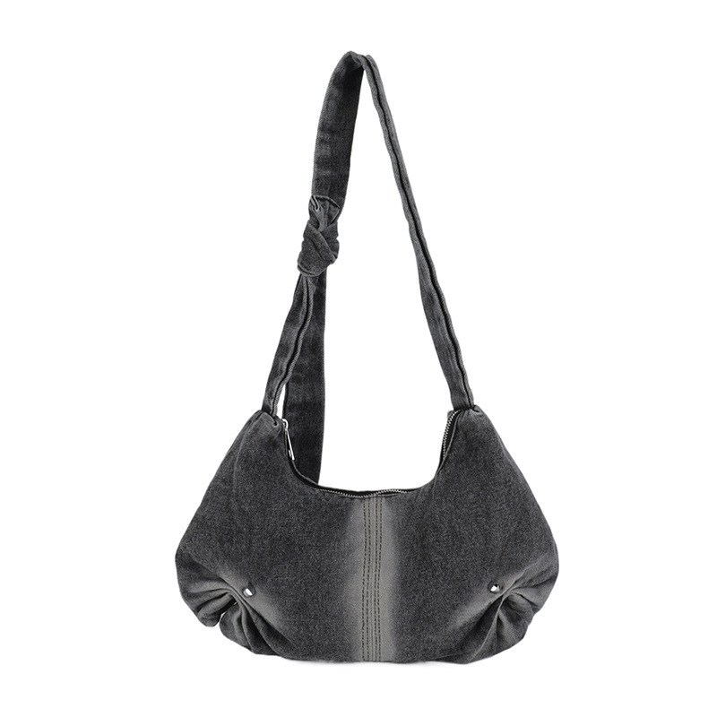 Bolso de axila de sentido avanzado para clase 2024 bolso de mensajero de un solo hombro de moda simple de color sólido bolso de moda de cercanías