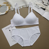 Хлопковый бюстгальтер без косточек, нижнее белье для школьников, летний тонкий бюстгалтер, бюстгальтер пуш-ап, подходит для студента, для беременных