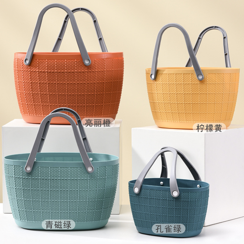 Vegetable Basket, vegetable basket, supermarket shopping basket, portable large storage basket, soft laundry basket, laundry basket