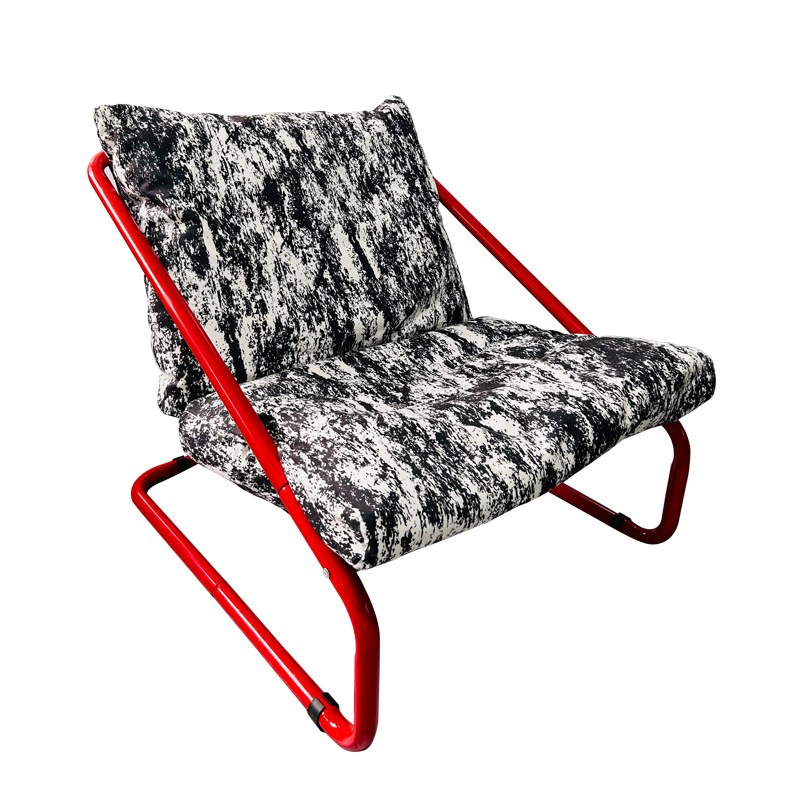 빨간 낙서 매트