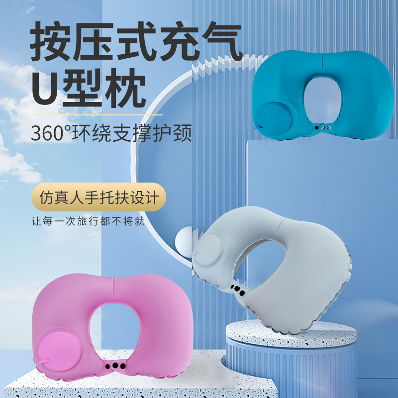 Handheld pillow for traveling for sleep
