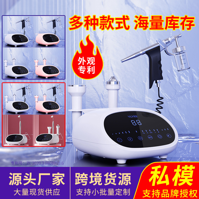 【Cross-Border Selection - Source Factory】Private Model Beauty Equipment for Home Use, Oxygen Injection Device for Face, Facial Device