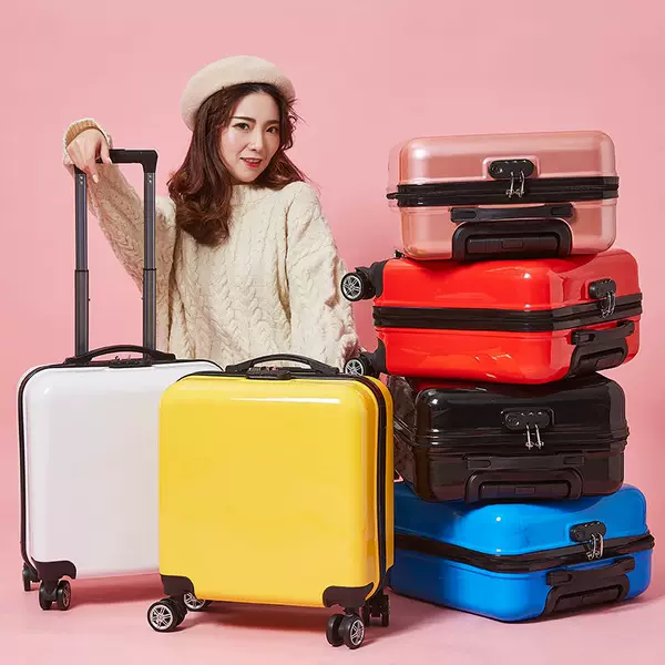 Cross-Border Kidsren's Trolley Case Custom Printing 20inch Suitcase Boys and Girls Gift Box Primary School Students 18inch Boarding Case