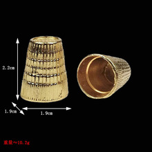 新品家用工厂跨境热销顶针箍铅材质合金顶针器缝纫小工具