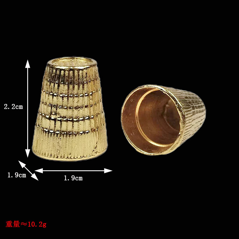 新品家用工厂跨境热销顶针箍铅材质合金顶针器缝纫小工具