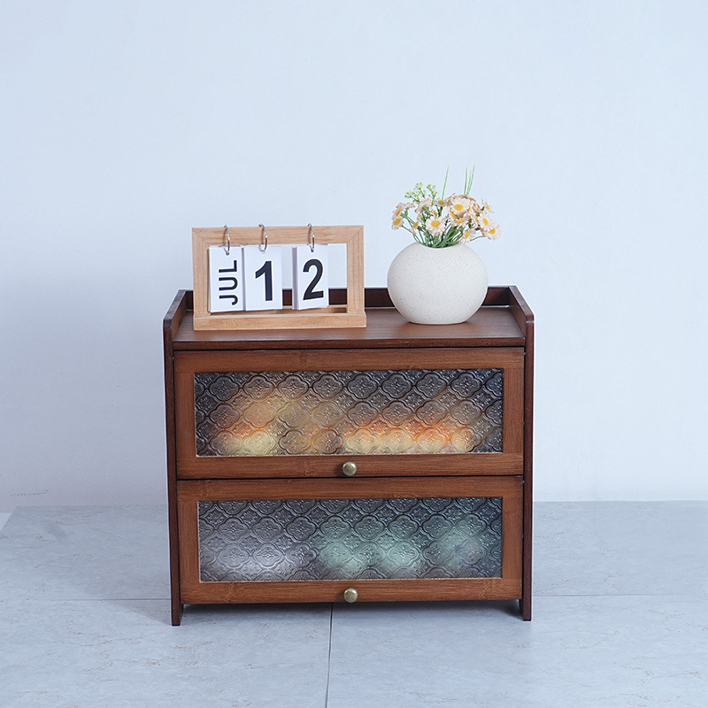 Nanzhu cross-border single-layer and double-layer bread box, foreign trade bread box, simple kitchen storage box, dustproof