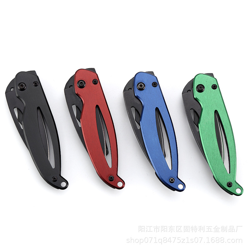 新款户外折叠刀 钥匙小刀 防身折刀 野营求生便携刀多用途阳江小