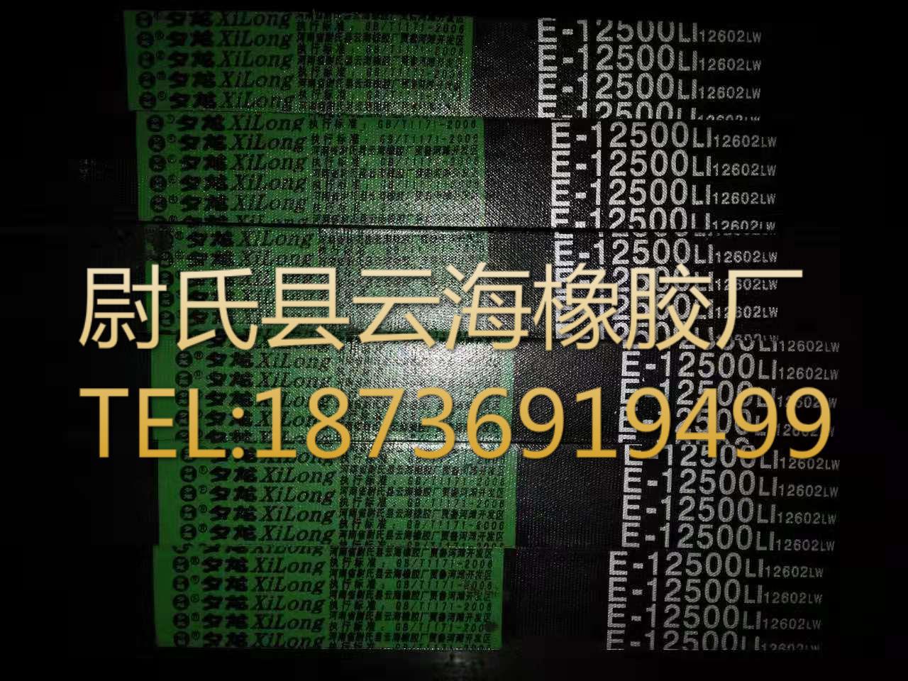 E-12500普通V带 E型三角带 破碎机用三角带 矿山设备用E型三角带