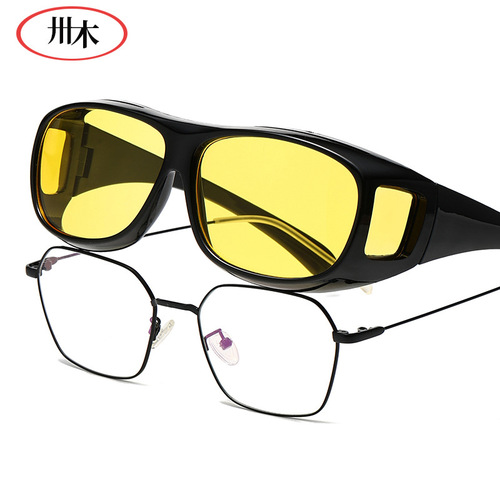 New myopia sunglasses, cross-border outdoor cycling glasses, male porn TV night vision goggles, driving sunglasses