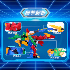 心奇爆龍戰車X2龍裝戰甲新奇暴龍變形機器人金剛男孩汽車兒童玩具