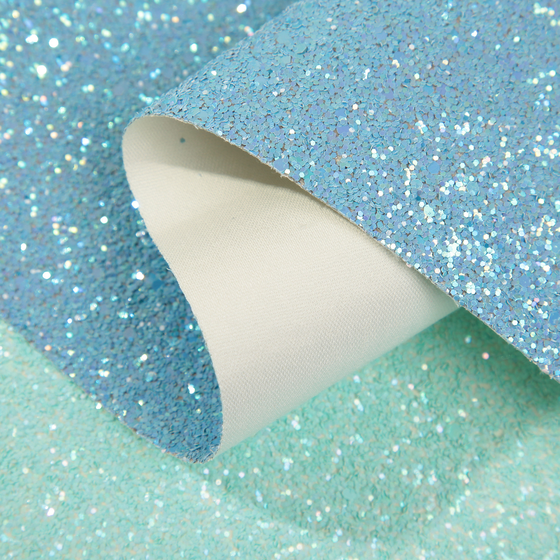 Light Luxury Dreamy Candy Color Thick Glitter Ceramic Glaze Sequin Pu Notebook Bow Jewelry Leather