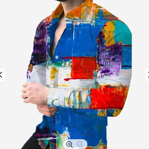 Ropa de hombre europea y americana de comercio exterior nueva personalidad casual de otoño camisa impresa de manga larga de los hombres de moda más camisa de tamaño