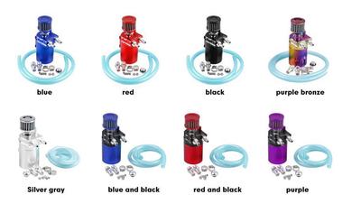 跨境热销汽车改装配件300ML机油壶带空滤透气机油壶废气机油壶