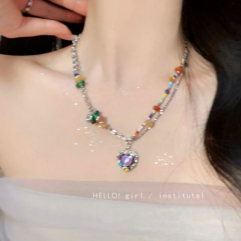 14번 도파민 하트 목걸이