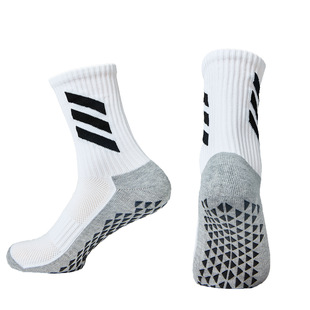 TEMU Cross-border Hot Sale Professional Thickened Towel Bottom Sweat Absorbent Deodorant Dispensing Anti-slip Sports Football Socks Yoga Socks