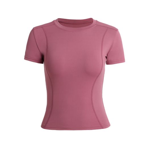 Sports yoga top women's coat tight short-sleeved gym running suit quick-drying training clothes spring, autumn and summer