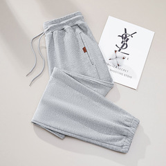 スポーツパンツの女性のパンツ2025春と秋の新しい薄い小さなレギンスカジュアルパンツルーズグレースウェットパンツ