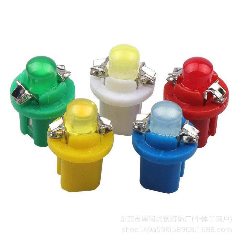 COB B8.5D круглая головка 1 лампа 1smd COB светодиодная приборная панель широкоформатная лампа среднего управления настольная лампа приборная панель