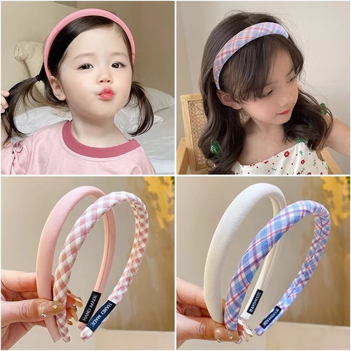 Children's Colorful Hair Band without Tightening, for Girls, Baby, Sweet and Cute Hair Band, Fashionable and Versatile Hair Pin, Head Accessory
